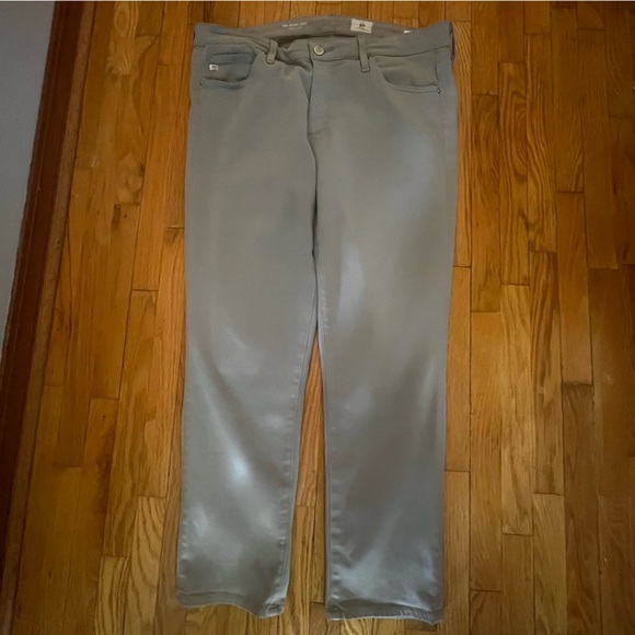 AG Adriano Goldschmied The Prima Crop Cigarette Light Grey Skinny Jeans - Picture 15 of 16